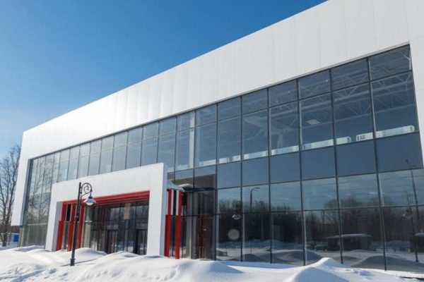 Новый торгово-деловой комплекс практически достроили в Балашихе