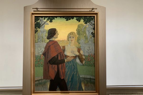 В Астрахань вернулась картина Бориса Кустодиева «Поэзия» после реставрации