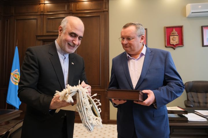 Игорь Мартынов и Ахмад Хейдариан обсудили перспективы развития МТК «Север - Юг»