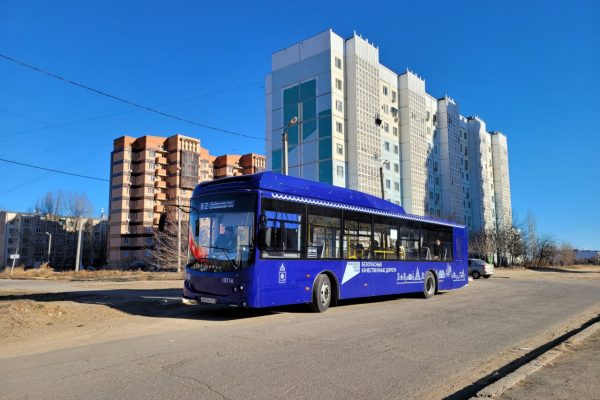 Количество рейсов синих автобусов в Астрахани увеличилось на 23% | АРБУЗ