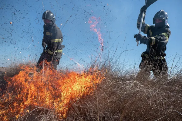 Жителям Красноярского края напомнили, как правильно сжигать сухую траву