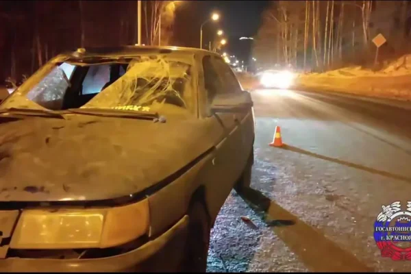 В Красноярском крае на трассе «Енисей» насмерть сбили пешехода