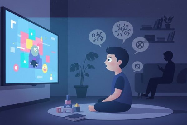 Психолог: чрезмерный просмотр телевизора негативно влияет на речь ребёнка