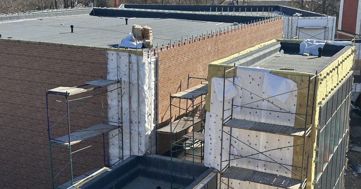 В Подольске пристройка к школе № 16 готова на 70%