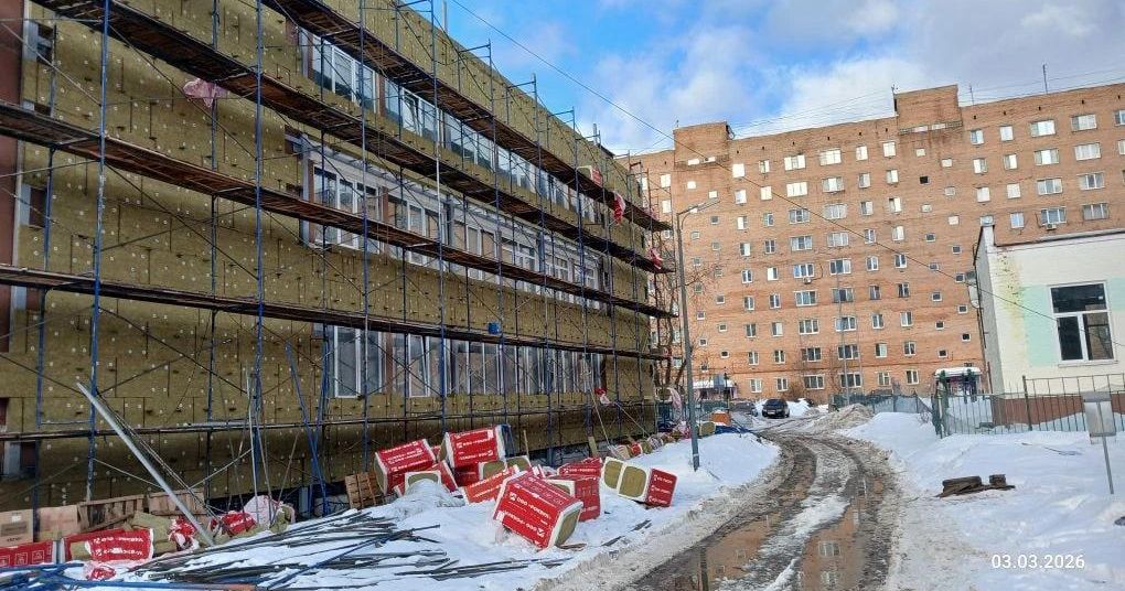 В Орехово-Зуевском округе почти наполовину завершили капремонт школы