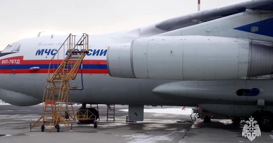 Самолет Ил-76 доставил из Египта работавших в Израиле россиян