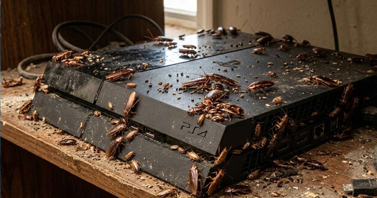 Приставка с «начинкой»: пара из Новосибирска купила PlayStation, кишащую живыми тараканами