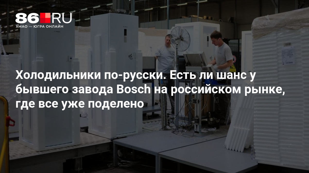 Холодильники по-русски. Есть ли шанс у бывшего завода Bosch на российском рынке, где все уже поделено