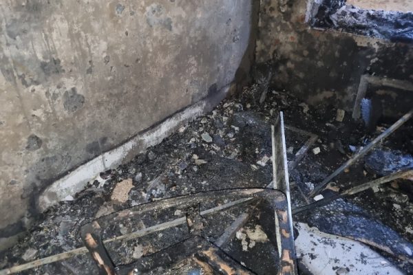 Астраханец поджёг квартиру знакомого