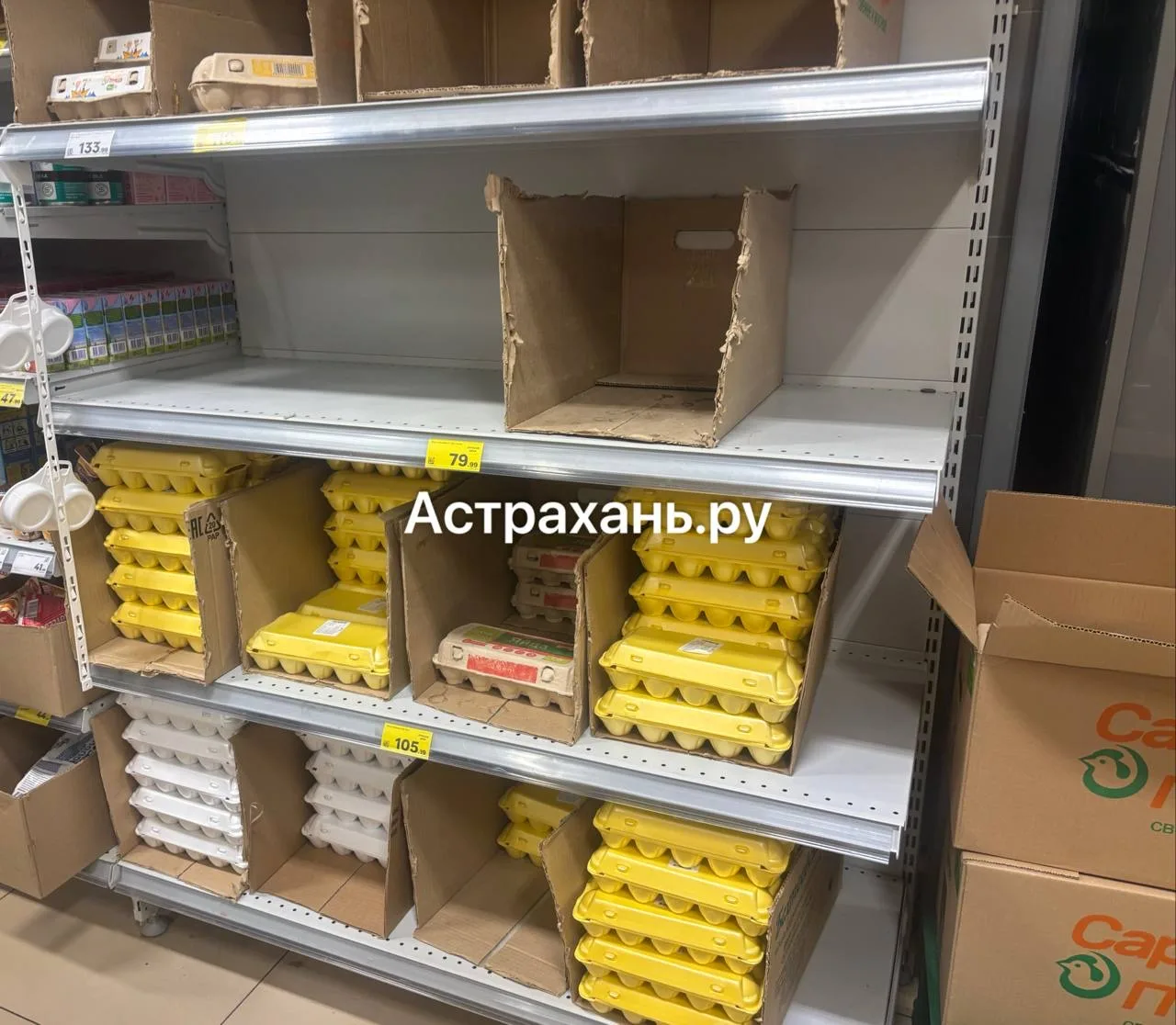 В Астраханской области дорожают яйца.